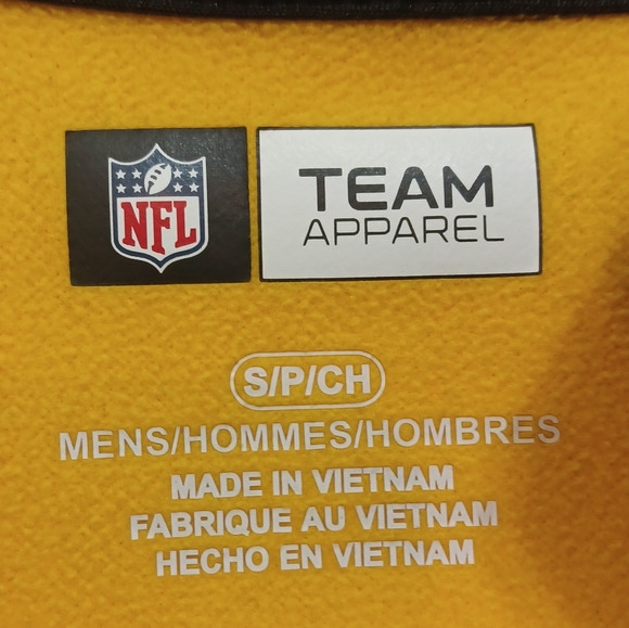 Steelers Half Zip Pullover Sweatshirt Sweater Pull Over NFL Men's Size Small - Picture 5 of 5